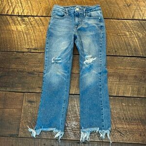 art class Blue Distressed Kids Jeans